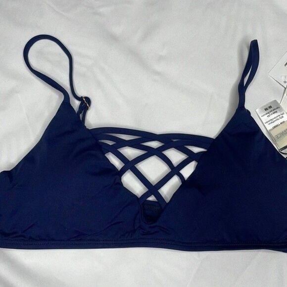 L*Space Womens Size Medium Sensual Solid Jaime Bikini Top - Picture 5 of 8